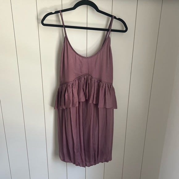 Stella McCartney Silk Chiffon bubble slip dress in Iris - Picture 1 of 13